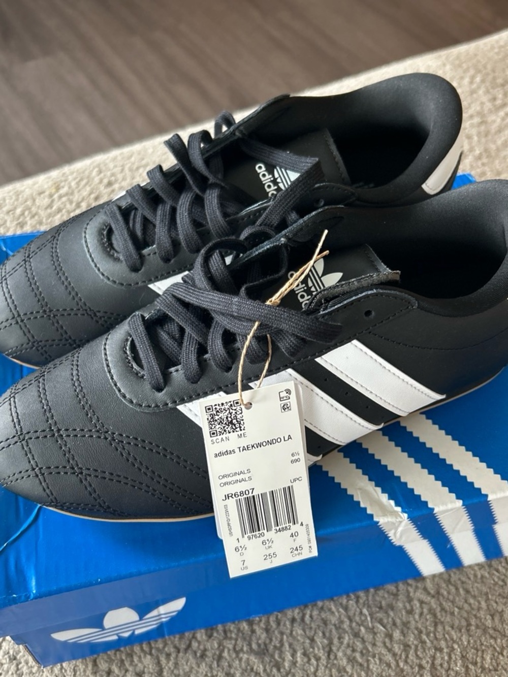 adidas Taekwondo Lace-Up Men’s Training Shoes Black/White